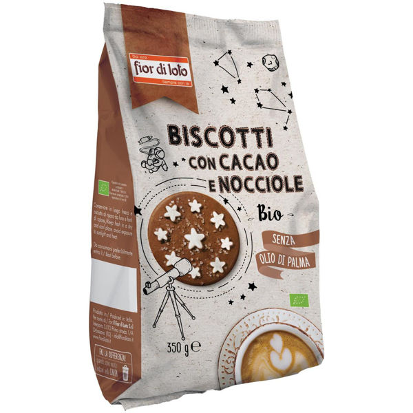 Immagine di BISCOTTI CACAO NOCCIOLA BIO FDL 350gr