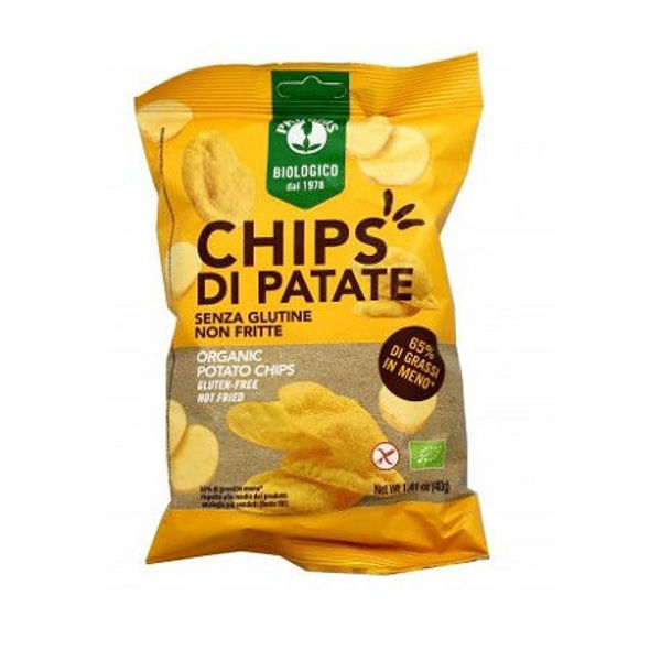 Immagine di CHIPS DI PATATE BIO NON FRITTE S/G 40gr