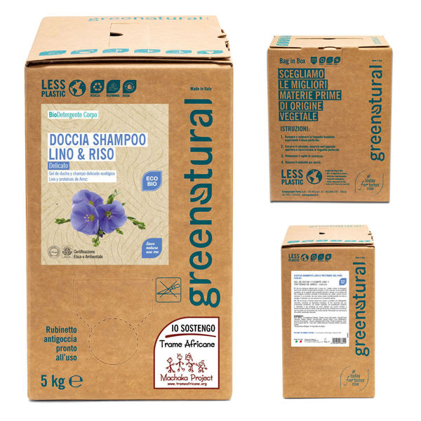 Immagine di BAG 5kg DOCCIA SHAMPOO LINO E RISO