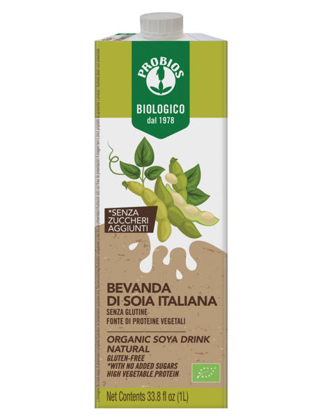 Immagine di BEVANDA SOIA NATURAL BIO 1lt