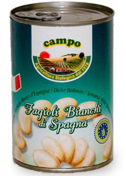 Immagine di FAGIOLI BIANCHI DI SPAGNA BIO LATTA 400gr