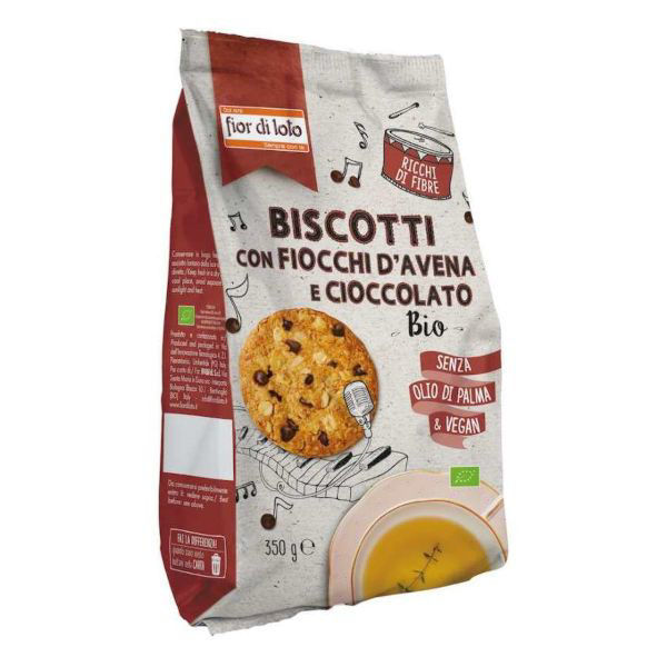 Immagine di BISCOTTI AVENA E CIOCCOLATO BIO FDL 350gr